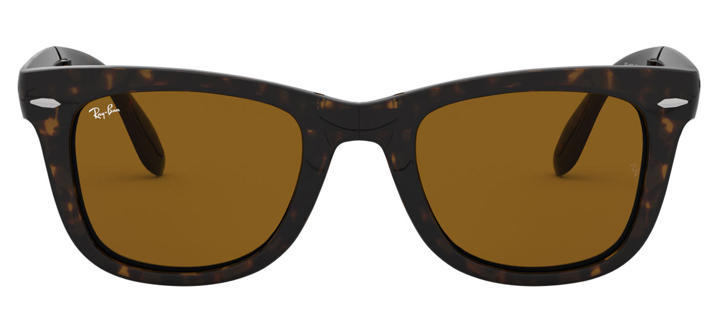 Ray-Ban RB4105 Wayfarer Folding Sunglasses - Havana / Brown