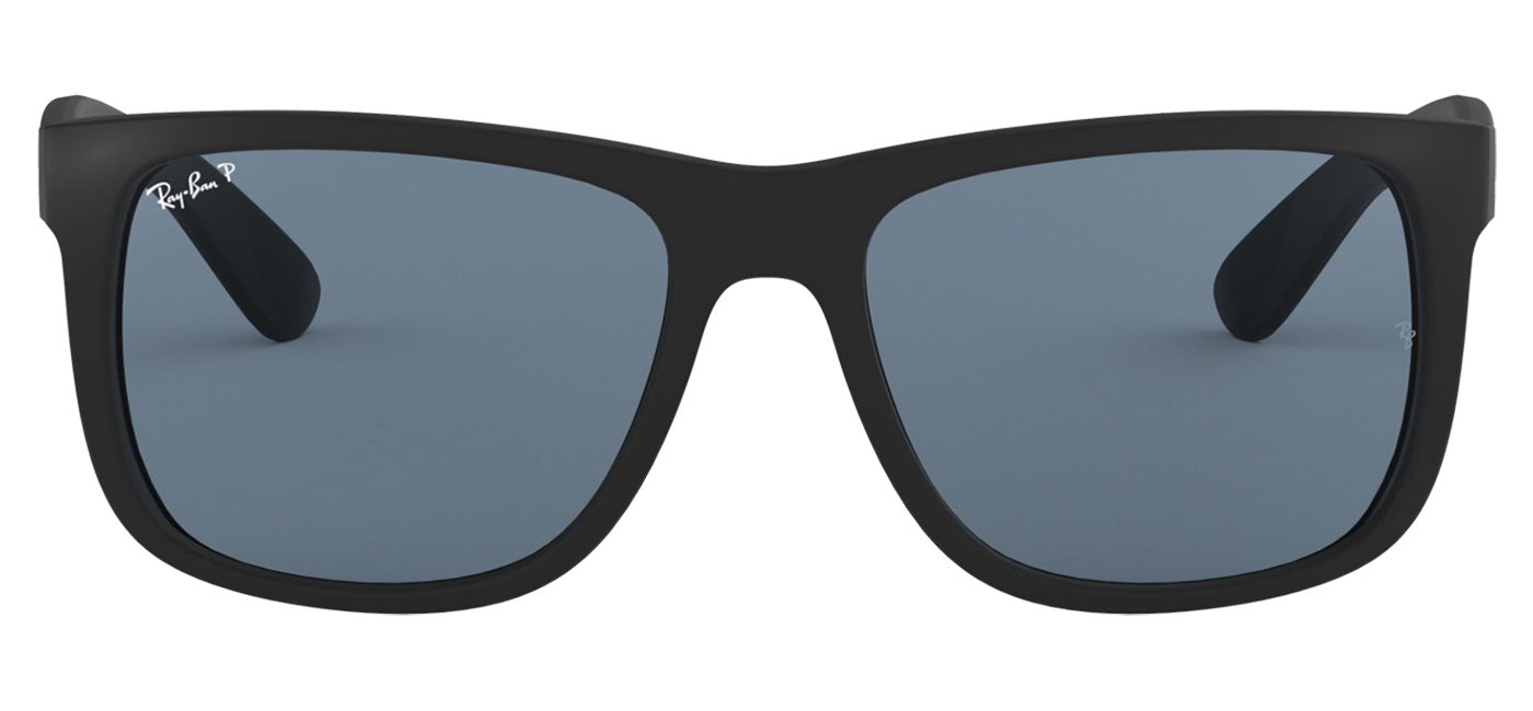 Ray-Ban RB4165 Justin Sunglasses - Black Rubber / Dark Blue Polarised