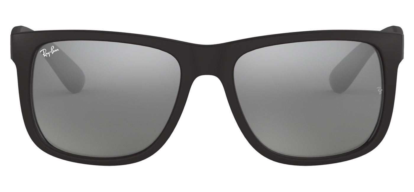 Ray-Ban RB4165 Justin Sunglasses - Matte Black / Grey Mirror