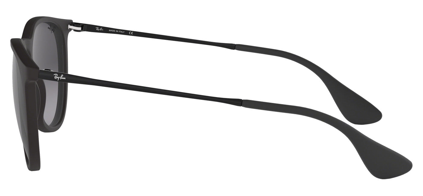 Ray-Ban RB4171 Erika Sunglasses - Rubberised Black / Grey Gradient