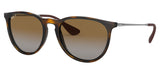 Ray-Ban RB4171 Erika Sunglasses - Tortoise / Brown Gradient Polarised