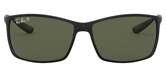 Ray-Ban RB4179 Liteforce Sunglasses - Matte Black / Green Polarised