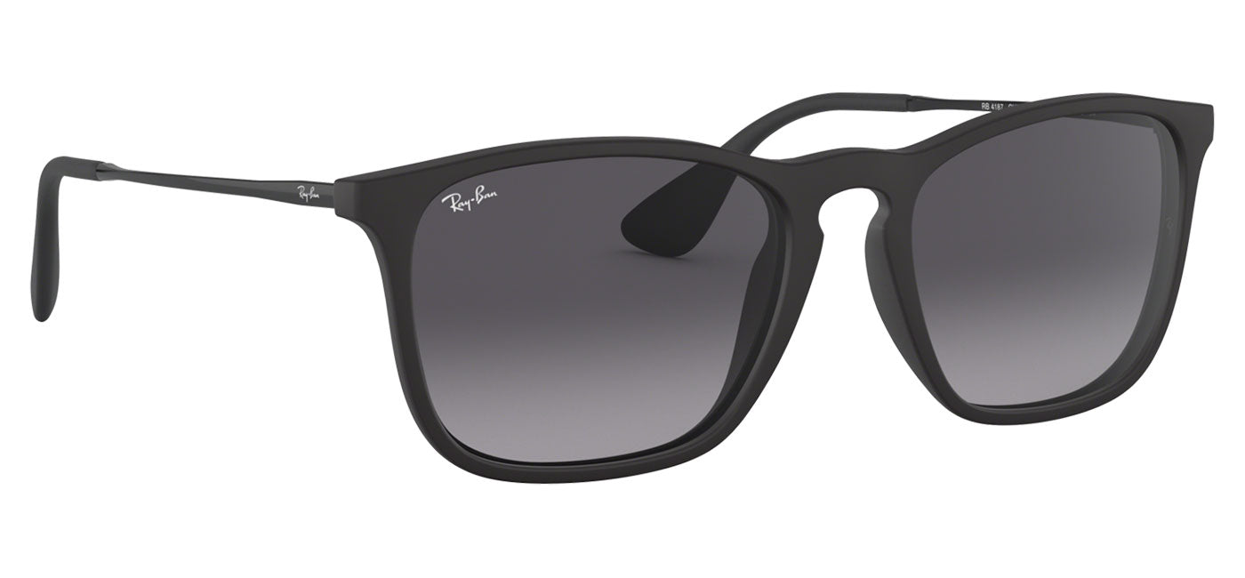 Ray-Ban RB4187 Chris Sunglasses - Black / Grey Gradient