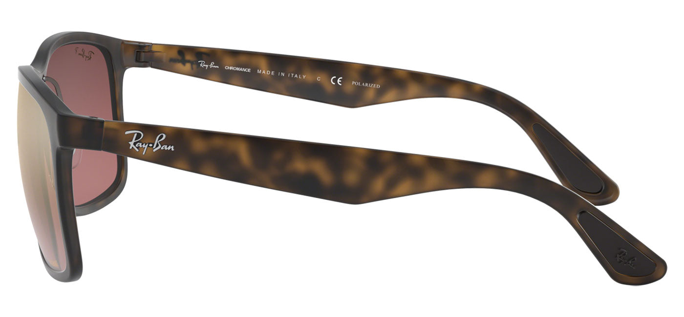 Ray-Ban RB4264 Sunglasses - Matte Havana / Purple Mirror Chromance Polarised