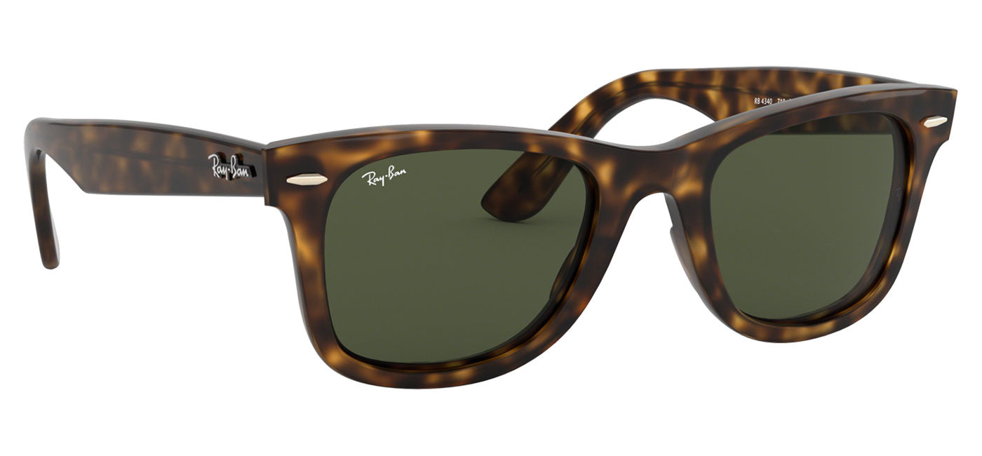 Ray-Ban RB4340 Wayfarer Ease Sunglasses - Tortoise / Green