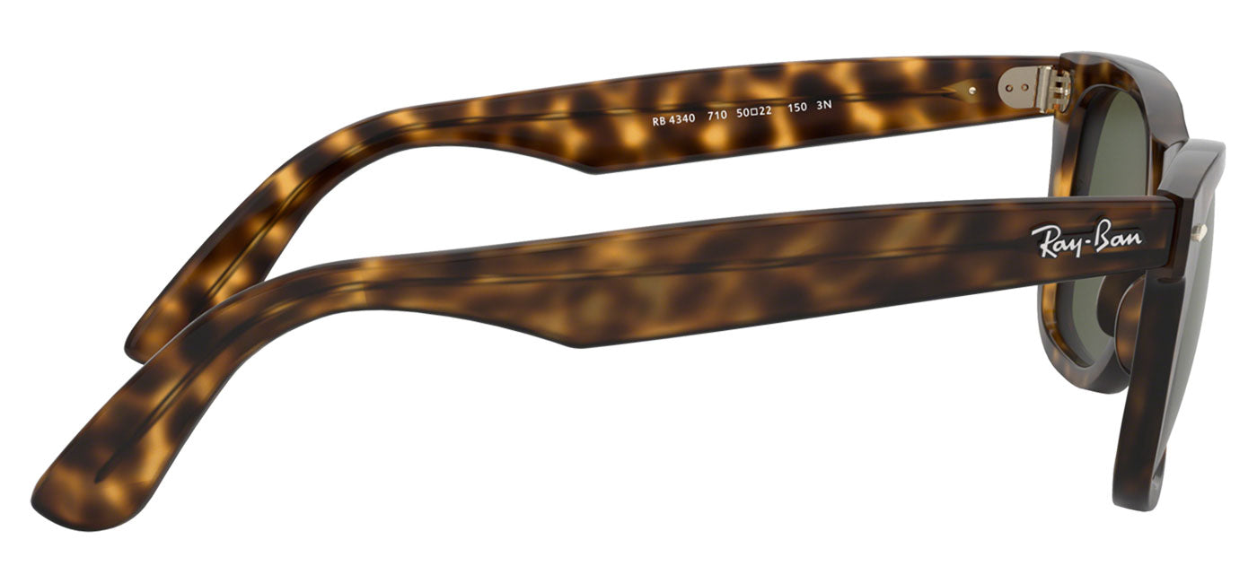 Ray-Ban RB4340 Wayfarer Ease Sunglasses - Tortoise / Green