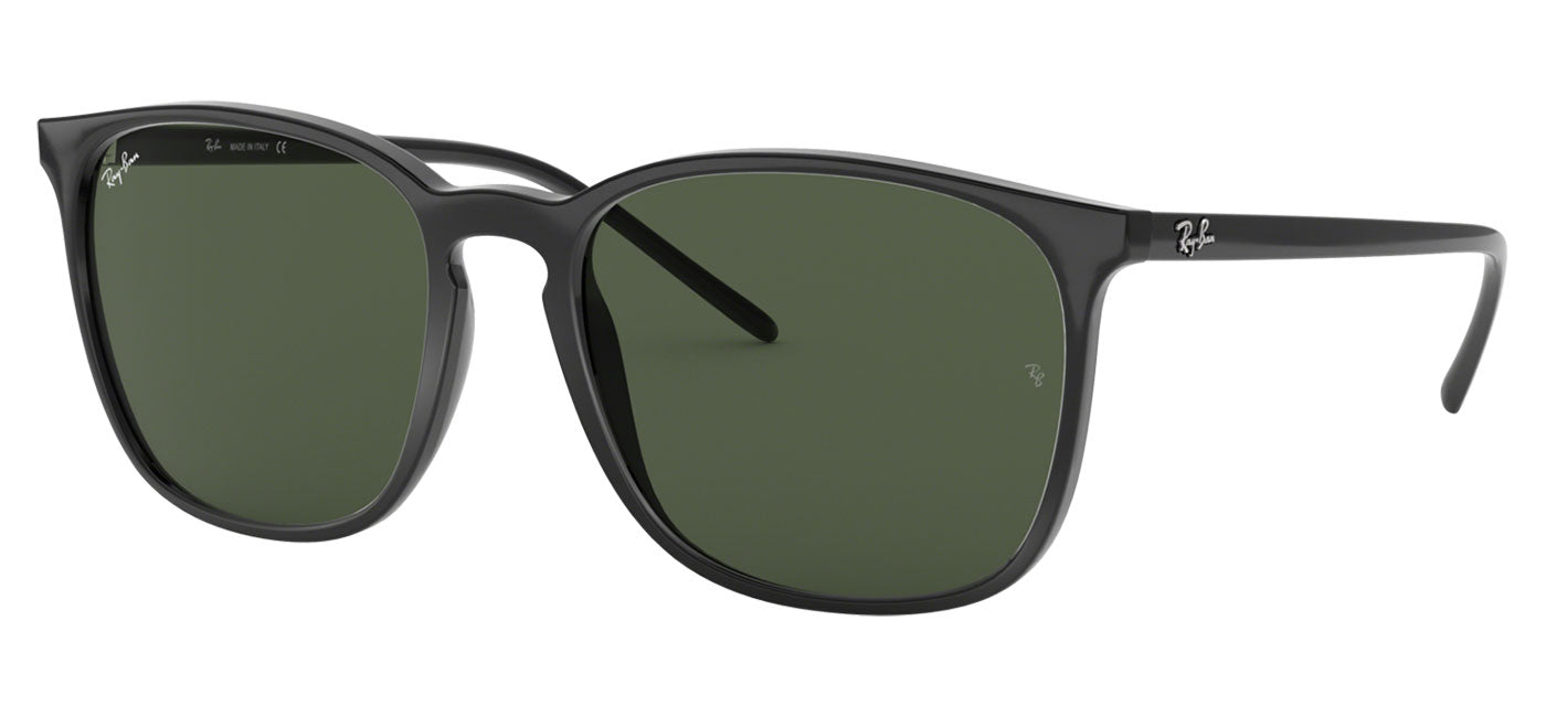 Ray-Ban RB4387 Sunglasses - Black / Green