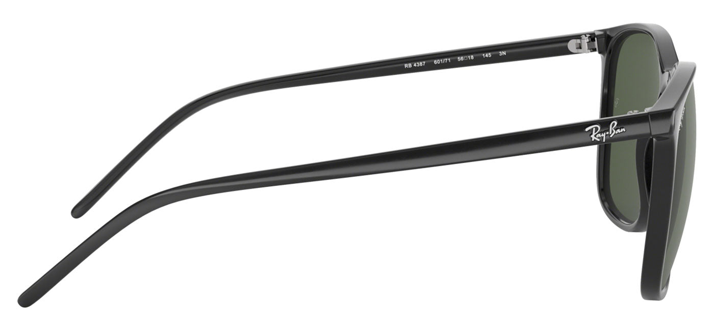 Ray-Ban RB4387 Sunglasses - Black / Green