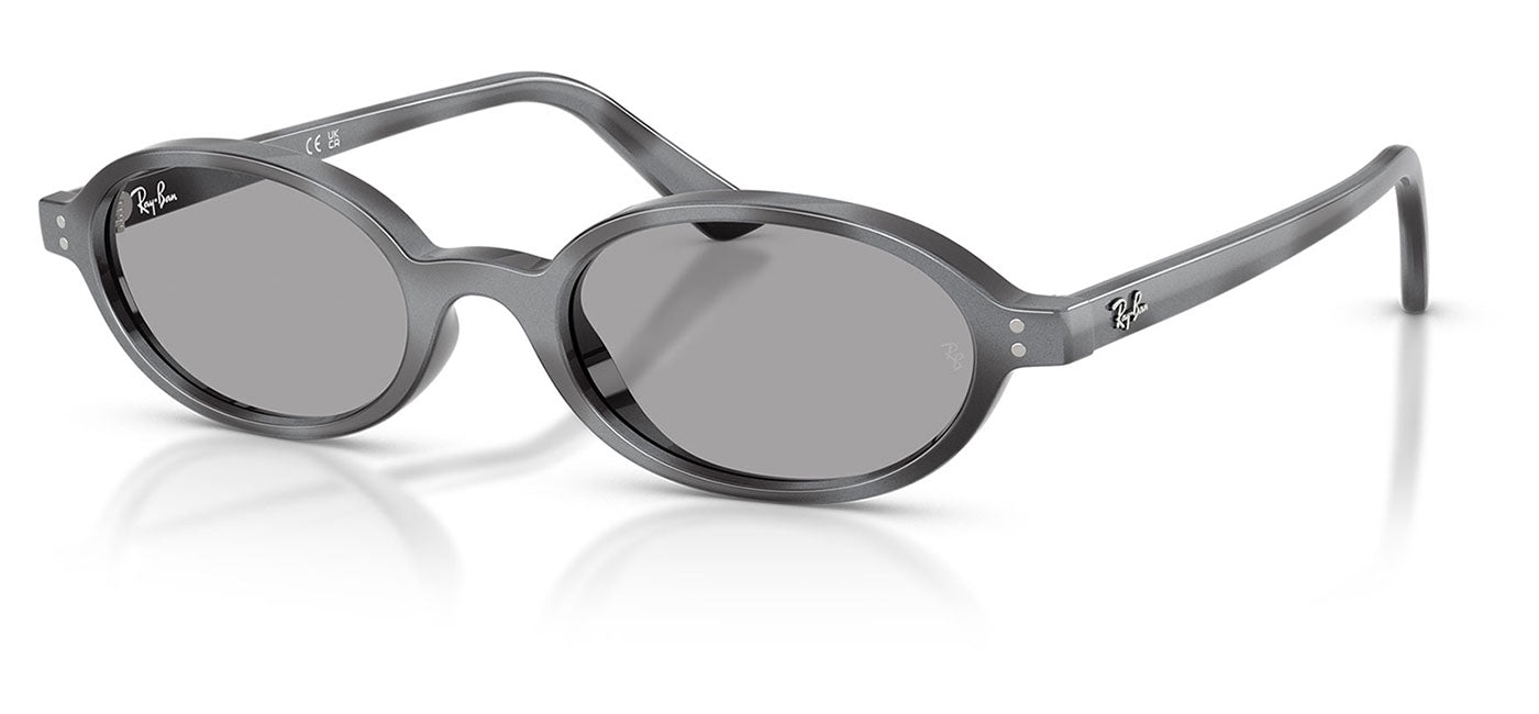 Ray-Ban RB4472 Khal Sunglasses - Dark Grey Havana / Blue