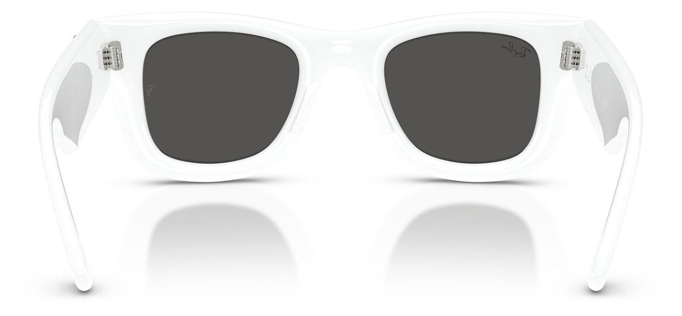 Ray-Ban RB4940B Wayfarer Puffer Crystal Edition Sunglasses - White & Strass / Ultra Black
