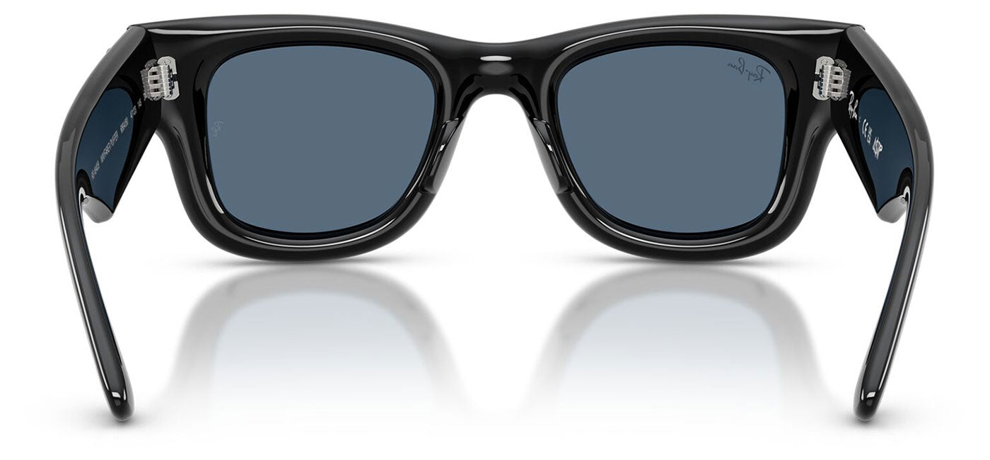 Ray-Ban RB4940B Wayfarer Puffer Crystal Edition Sunglasses - Black / Dark Blue