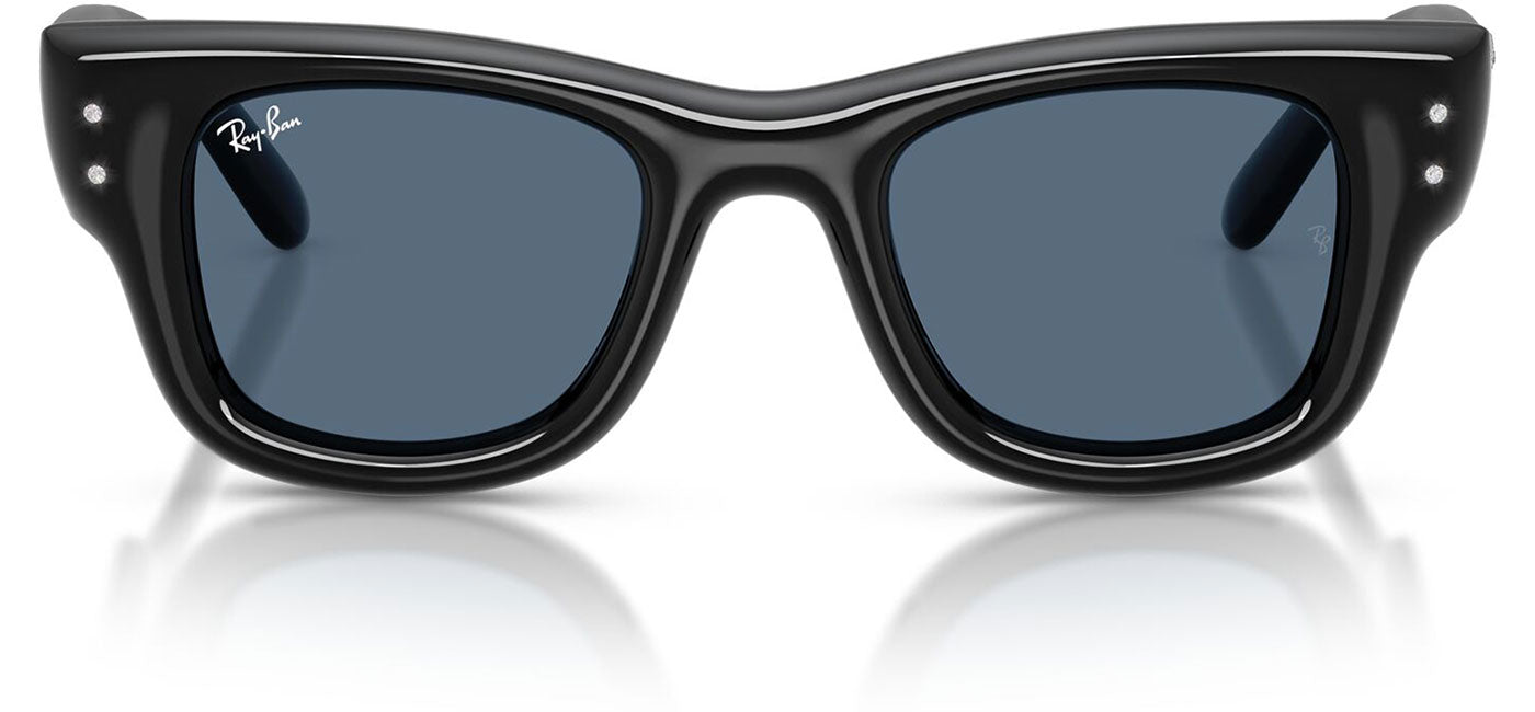 Ray-Ban RB4940B Wayfarer Puffer Crystal Edition Sunglasses - Black / Dark Blue