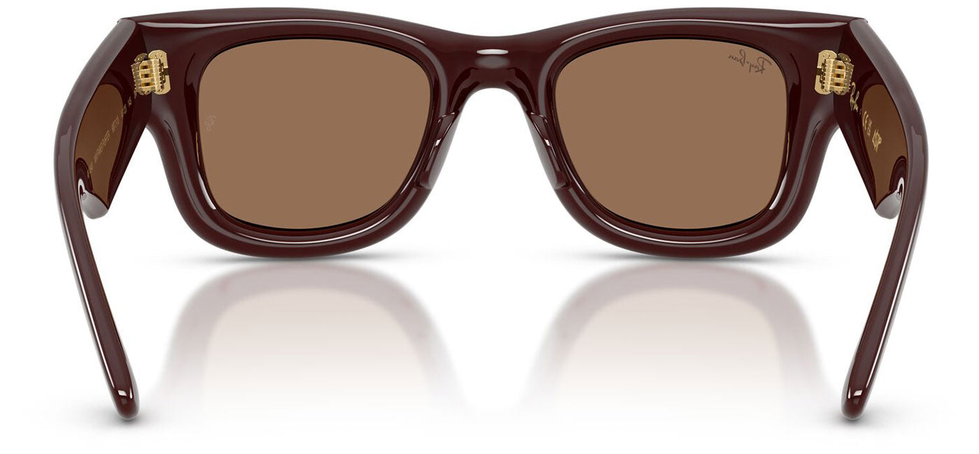 Ray-Ban RB4940 Wayfarer Puffer Sunglasses - Dark Brown / Dark Brown