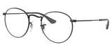 Ray-Ban RX3447V Round Metal Glasses - Black
