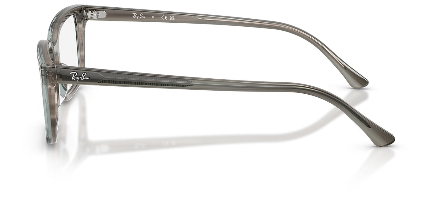 Ray-Ban RX5445 Glasses - Striped Grey