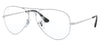 Ray-Ban RX6489 Aviator Glasses - Silver