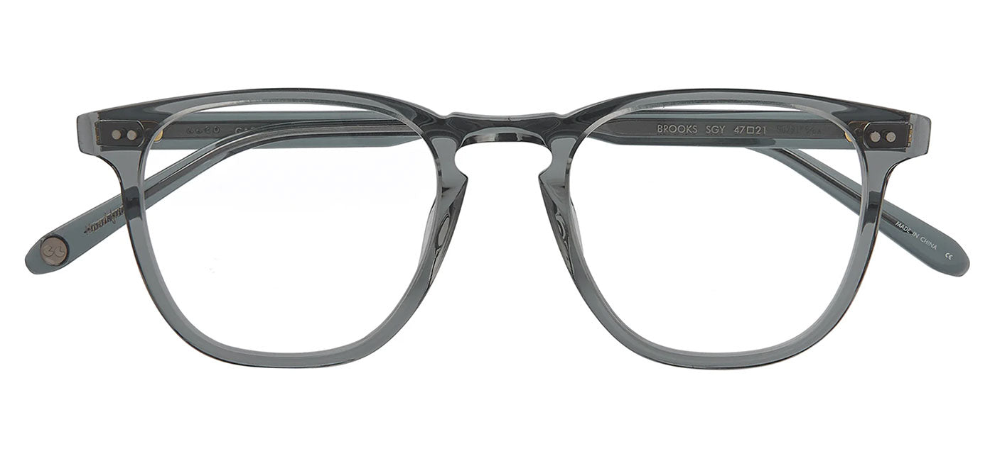 Garrett Leight Brooks Glasses - Sea Grey