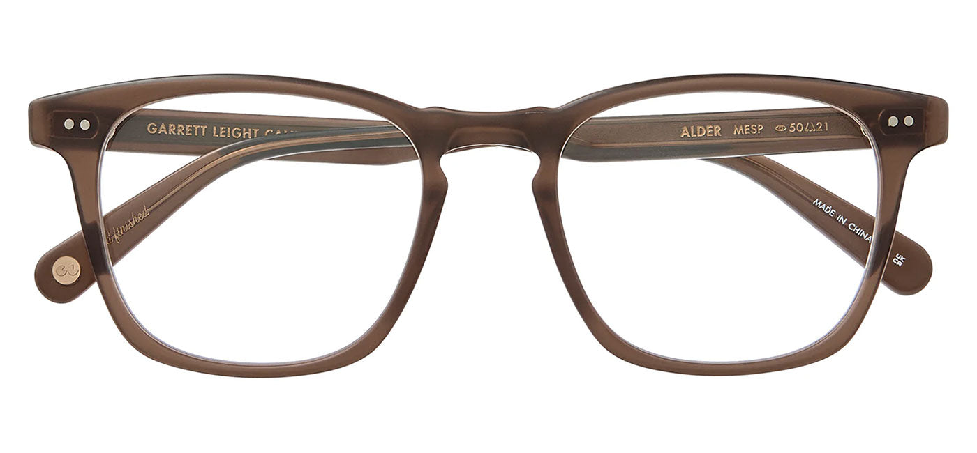 Garrett Leight Alder Glasses - Matte Espresso