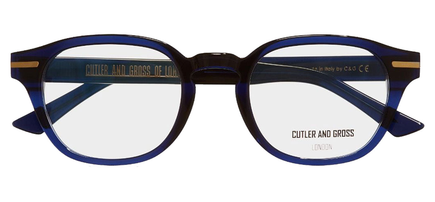 Cutler and Gross 1356 Glasses - Midnight Rambler Blue