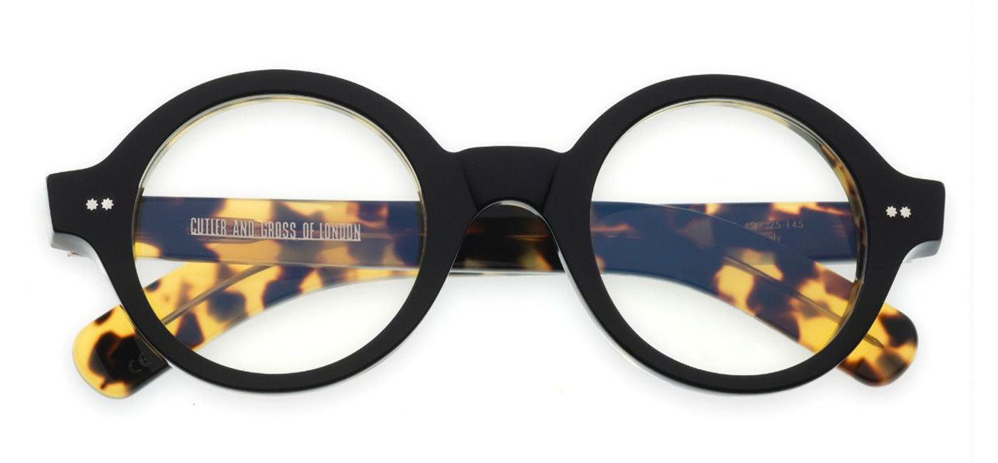 Cutler and Gross 1396 Glasses - Black on Camo