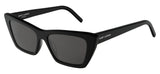 Saint Laurent SL 276 Mica Sunglasses - Black / Grey