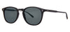 Garrett Leight Kinney Sunglasses - Black / Pure Blue Smoke