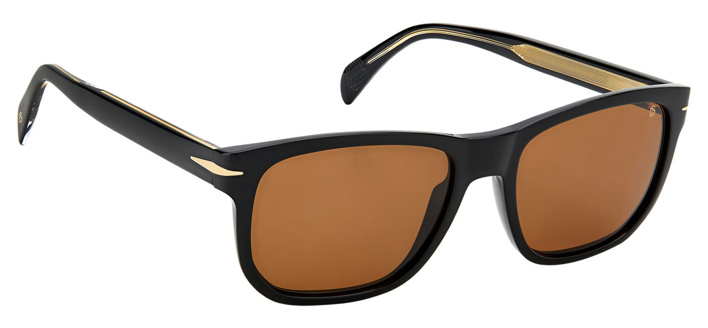 David Beckham DB1045/S Sunglasses - Black / Brown