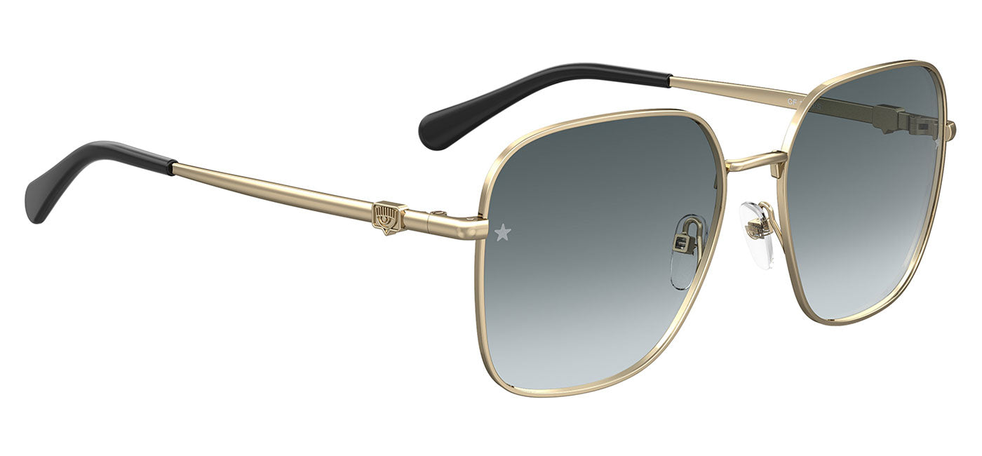 Chiara Ferragni 1003/S Sunglasses - Gold / Grey Gradient