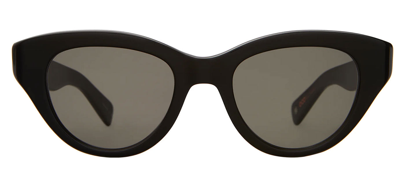Garrett Leight Dottie Sunglasses - Bio Black / Semi-Flat Grey