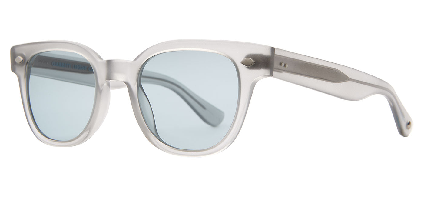 Garrett Leight Canter Sunglasses - Matte LLG / Pure Blue