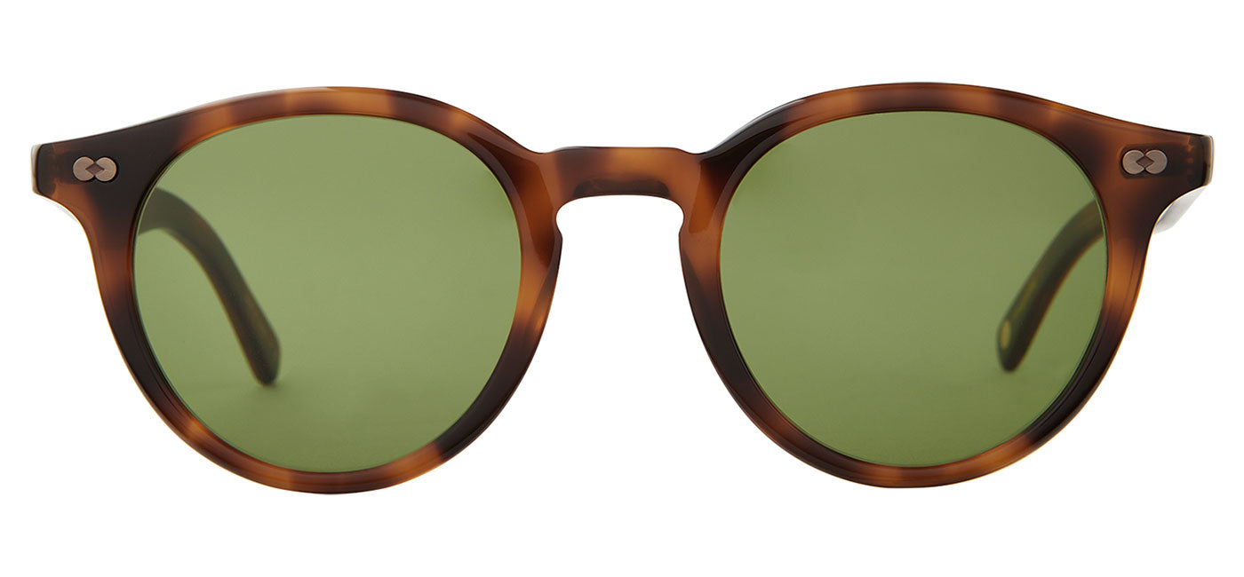 Garrett Leight Clune X Sunglasses - Spotted Brown Shell / Pure Green