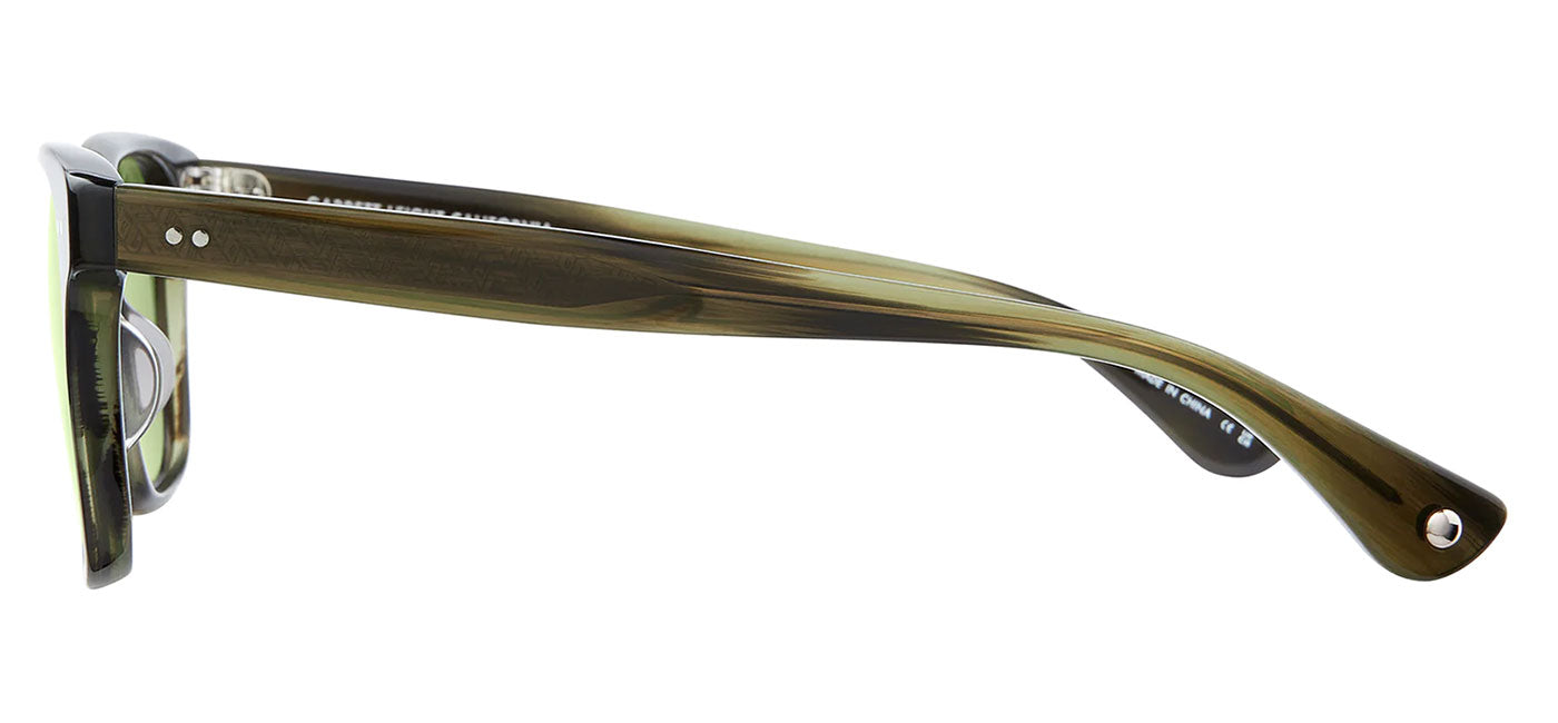 Garrett Leight Torrey Sunglasses - Douglas Fir / Green