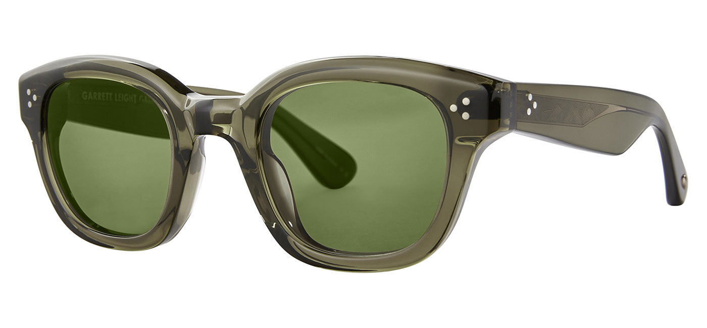 Garrett Leight Cyprus Sunglasses - Willow / Green
