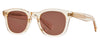 Garrett Leight Kinney II Sunglasses - Champagne / Semi-Flat Pure Rosewood