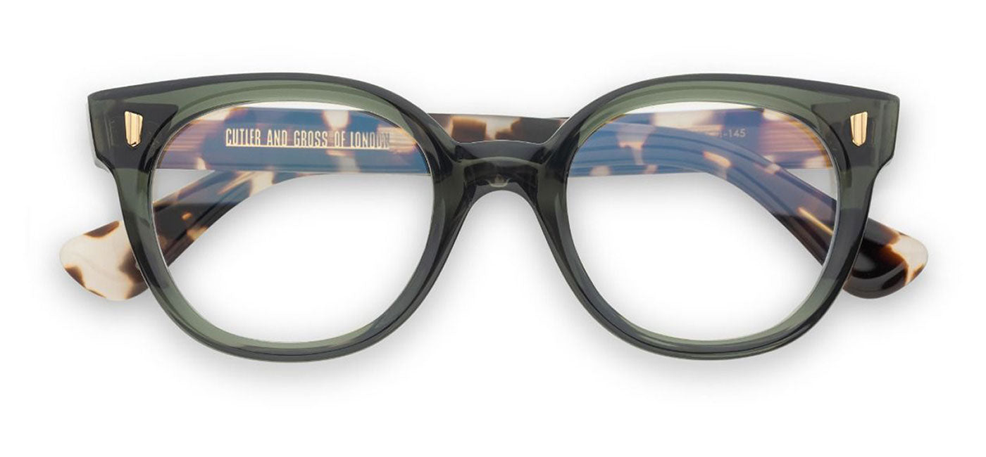 Cutler and Gross 9298 Glasses - Aviator Blue / Jet Engine Grey