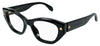 Alexander McQueen AM0410O Glasses - Black