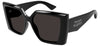 Alexander McQueen AM0467S Sunglasses - Black / Grey