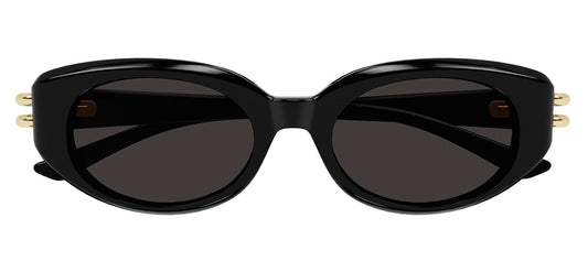 Alexander McQueen AM0469S Sunglasses - Black / Grey