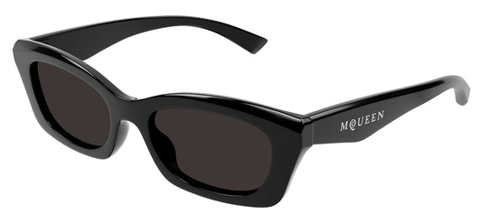 Alexander McQueen AM0474S Sunglasses - Black / Grey