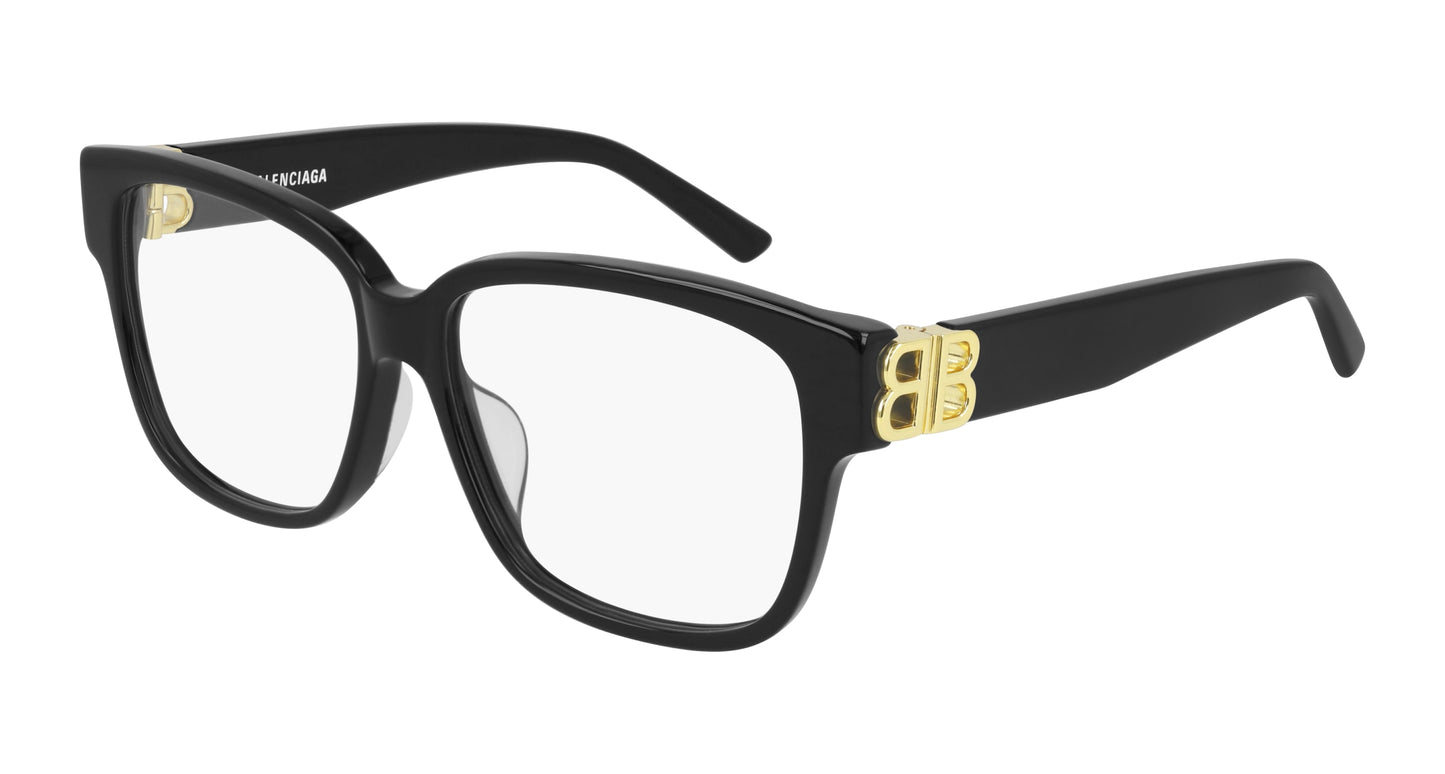 Balenciaga BB0104O Glasses - Black & Gold