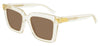 Bottega Veneta BV1005S Sunglasses - Transparent Beige / Brown