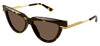Bottega Veneta BV1265S Sunglasses - Havana / Brown