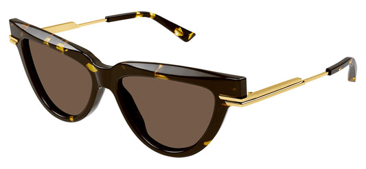 Bottega Veneta BV1265S Sunglasses - Havana / Brown