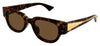 Bottega Veneta BV1278SA Sunglasses - Havana / Brown