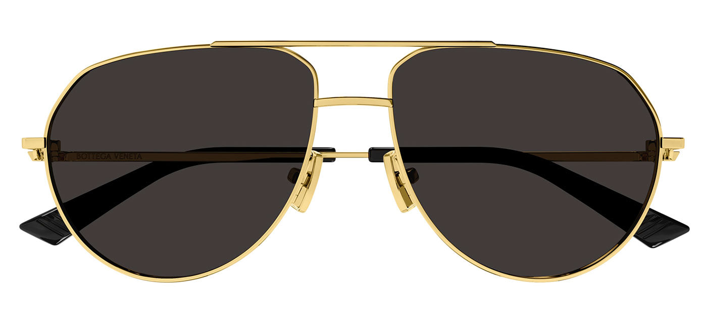 Bottega Veneta BV1302S Sunglasses - Gold / Grey