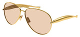 Bottega Veneta BV1305S Sunglasses - Gold / Light Brown