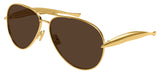 Bottega Veneta BV1305S Sunglasses - Gold / Brown