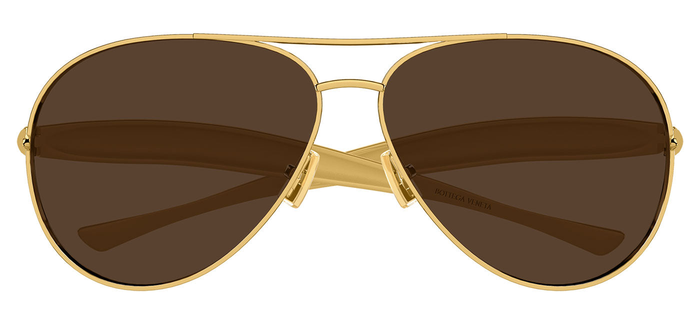 Bottega Veneta BV1305S Sunglasses - Gold / Brown