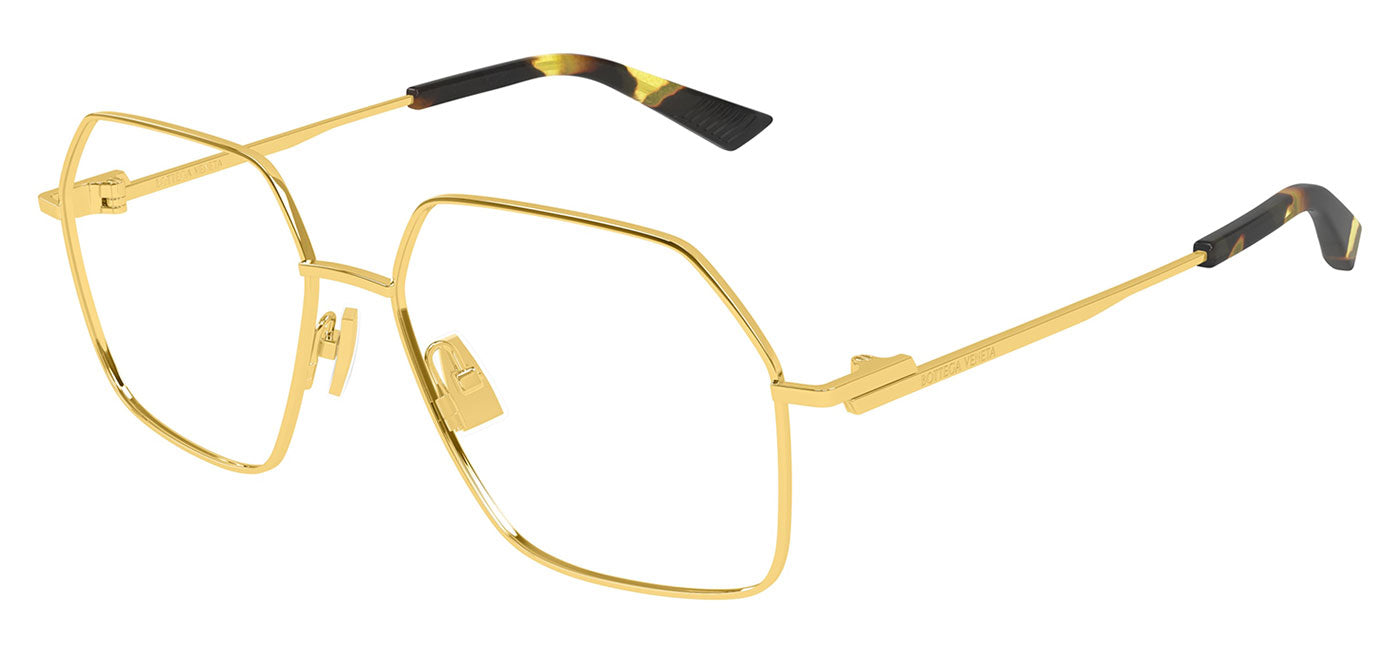 Bottega Veneta BV1332O Glasses - Gold