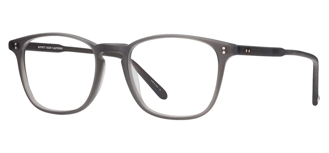 Garrett Leight Boon Glasses - Matte Grey Crystal